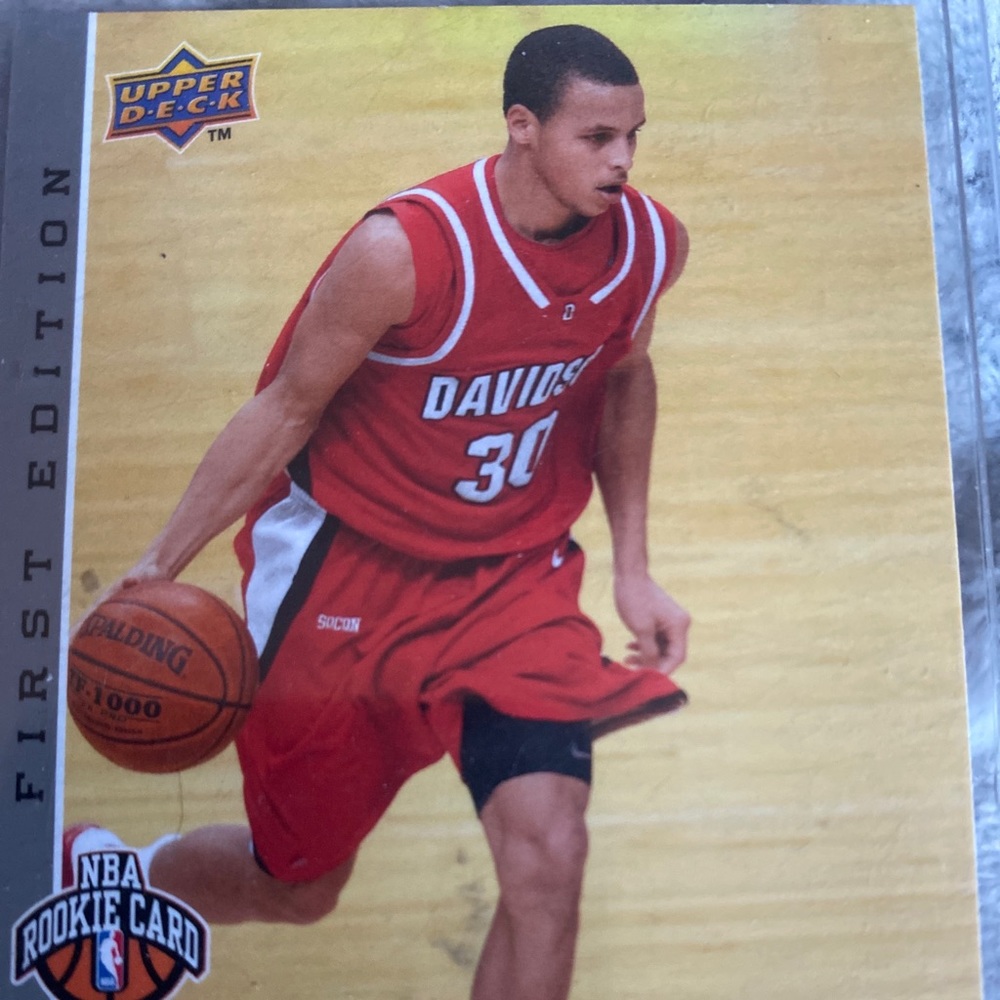 upper deck Stephen curry rookie card